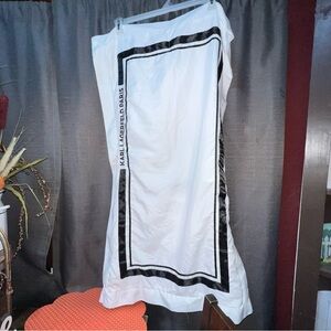 Karl Lagerfeld White and Black Pillow Cases